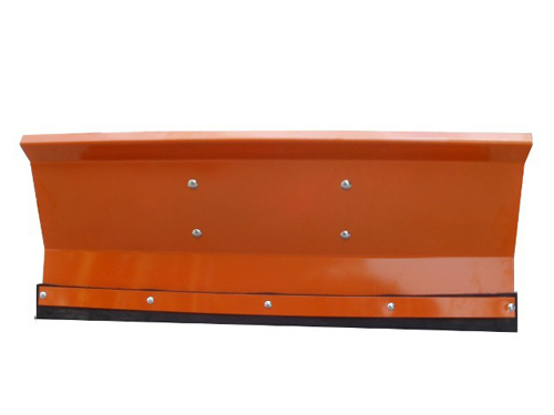 Univerzalni snežni plug za motokultivator ali vrtni traktor v oranžni barvi 100x40 cm