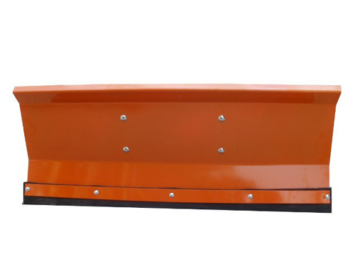 Univerzalni snežni plug za motokultivator ali vrtni traktor v oranžni barvi 125x40 cm