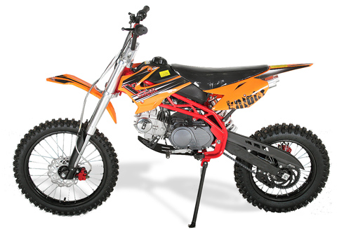125cc SKY DIRTBIKE  velikost koles 17/14  ali  14/12